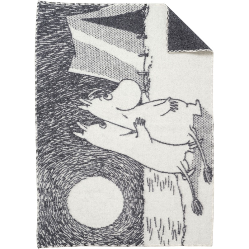 Moomin adventure Plaid 90x130 cm, Zwart