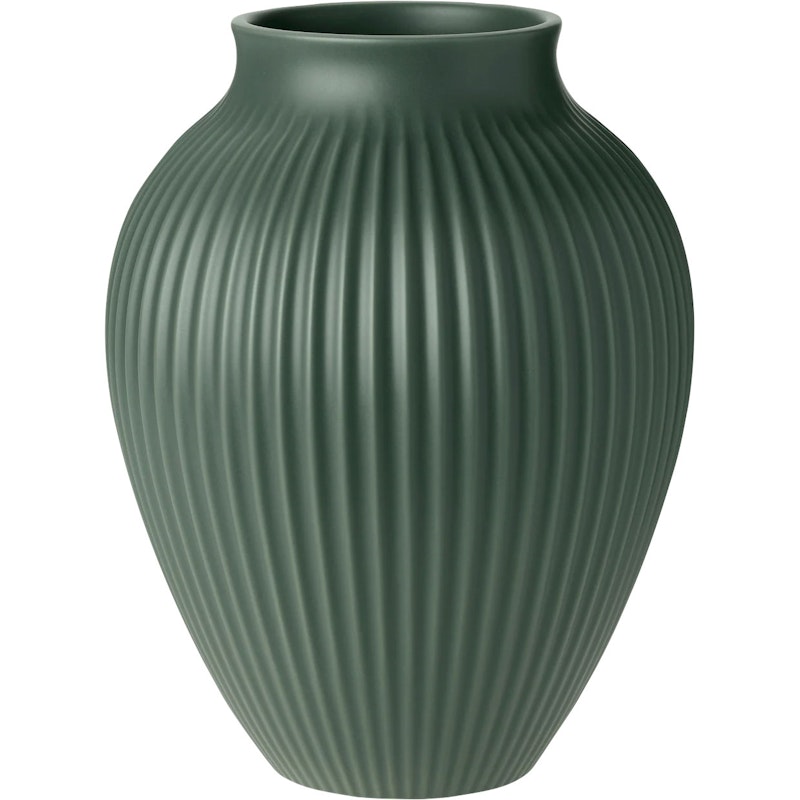 Vaas Gegroefd 27 cm, Celadon Green