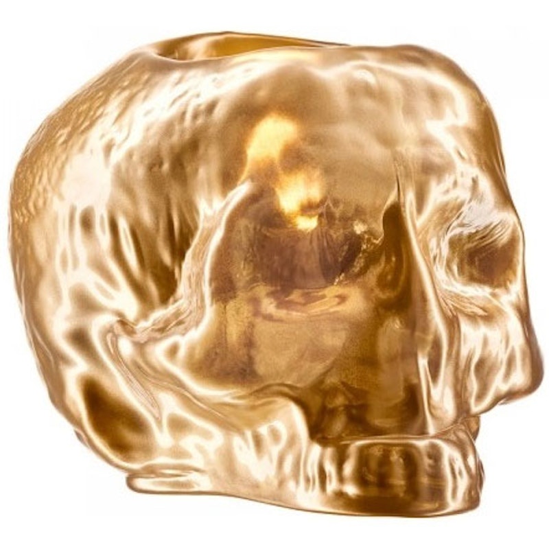 Still Life Skull Lantaarn, Goud