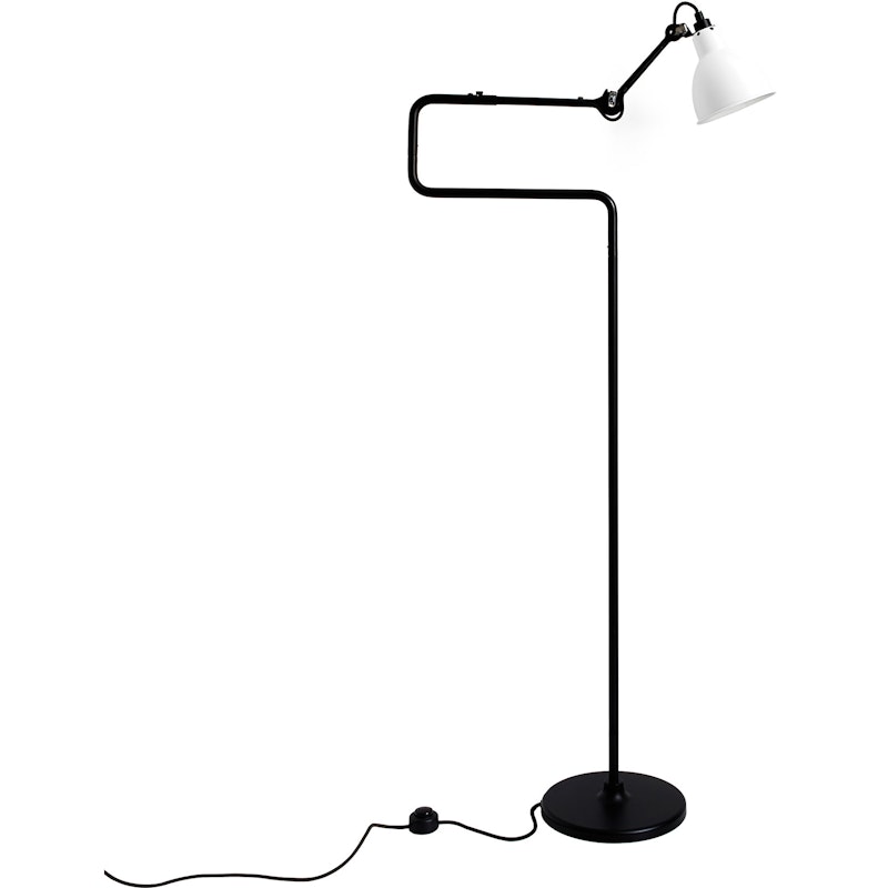 La Lampe Gras N°411 Vloerlamp, Zwart / Wit