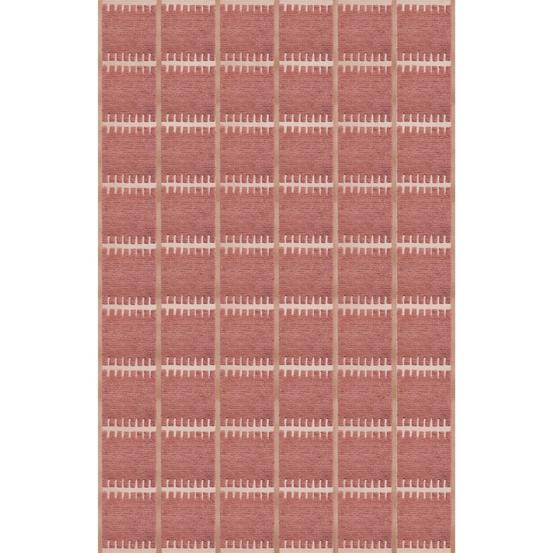 Lilly Wollen Vloerkleed 250x350 cm, Claret Red