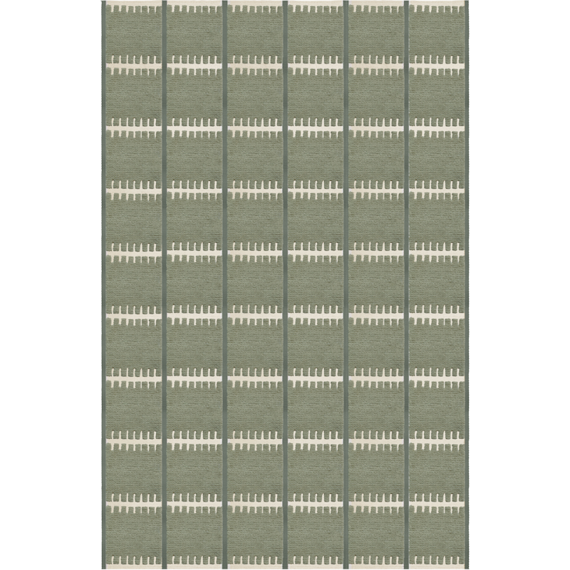 Lilly Wollen Vloerkleed 250x350 cm, Groen