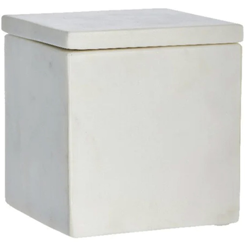 Ellia Pot met Deksel 12x12 cm, Wit