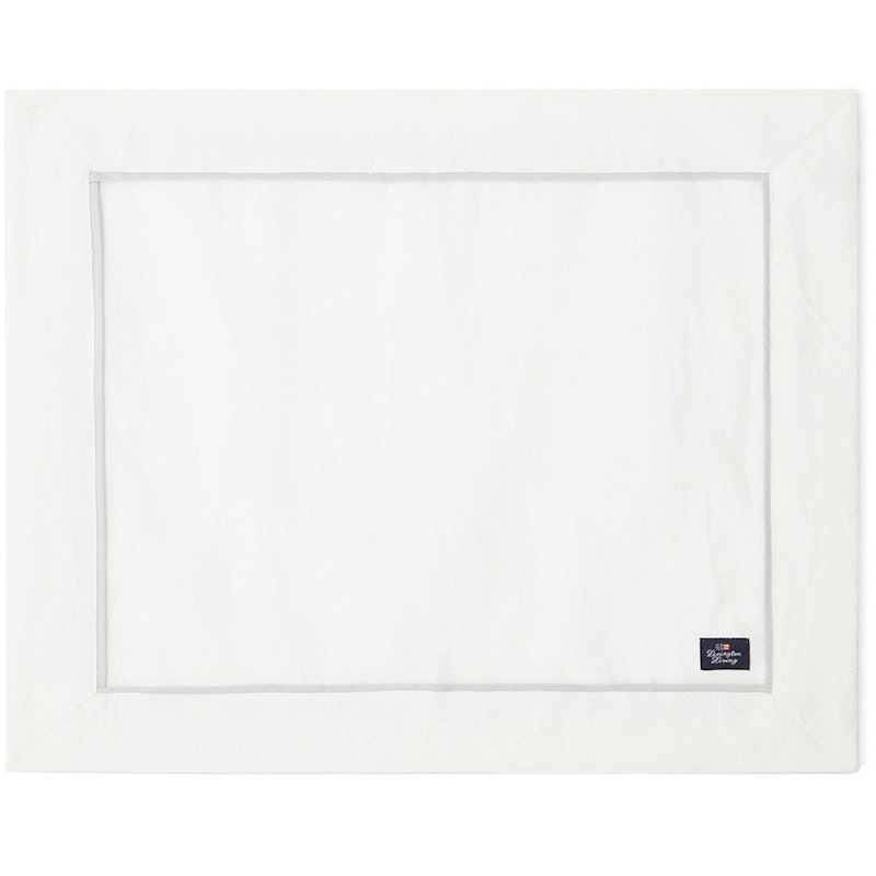 Cotton/Linen Twill Placemat 40x50 cm, Wit