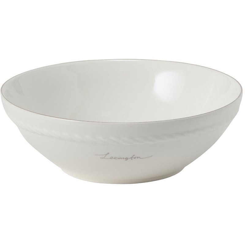 Lexington Porcelain Small Kom 15,5 cm Pak van 4, Wit / Beige