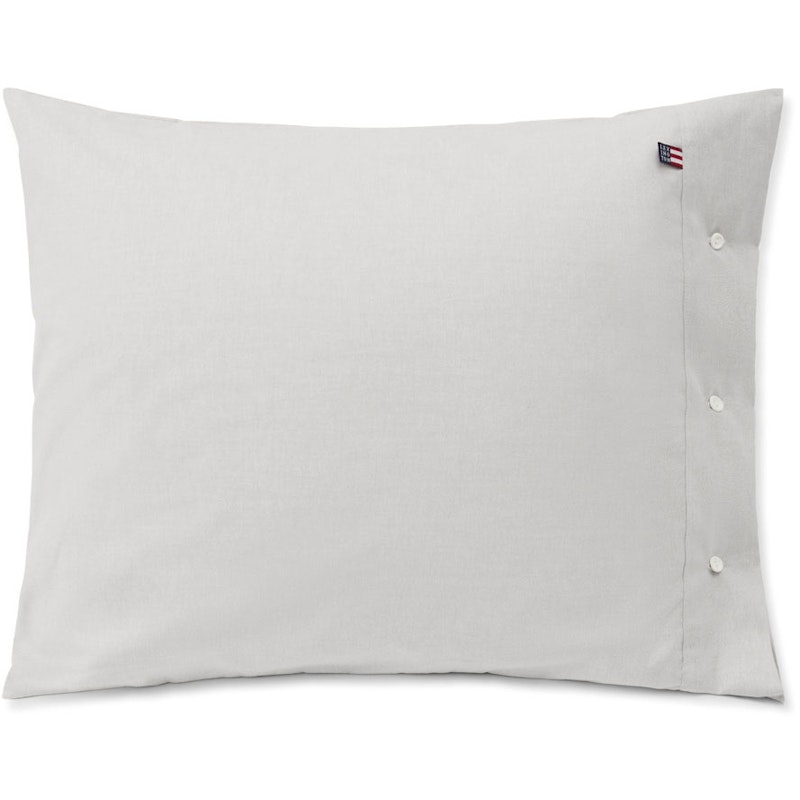 Pin Point Gray Cotton Kussensloop, 50x90 cm