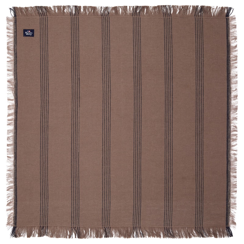 Striped Stoffen Servet Met Franjes 50x50 cm