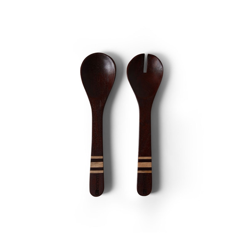 Wood Salad Serveerset