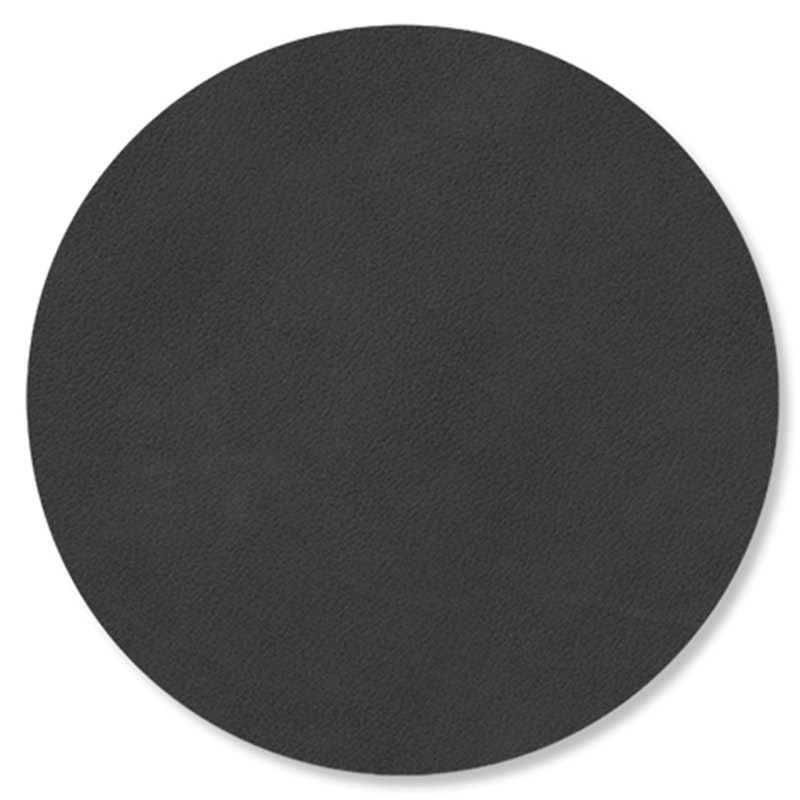 Circle Glazen Onderzetter Nupo 10 cm, Zwart