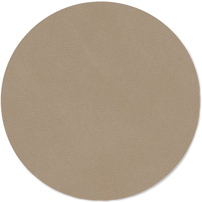 Circle Glazen Onderzetter Nupo 10 cm, Clay Brown