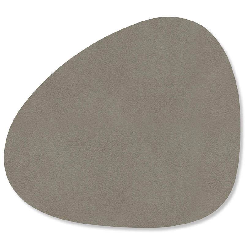 Curve Glazen Onderzetter Nupo 11x13 cm, Flint Grey