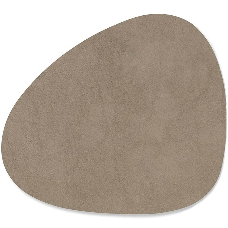 Curve Glazen Onderzetter Nupo 11x13 cm, Nomad Grey