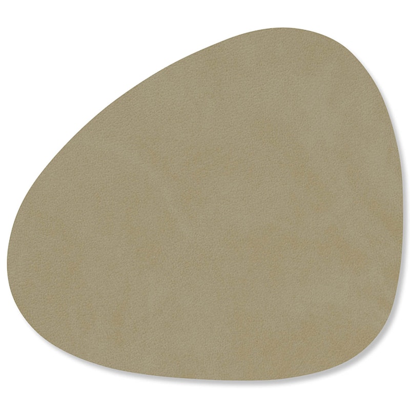 Curve Glazen Onderzetter Nupo 11x13 cm, Herbal Dust