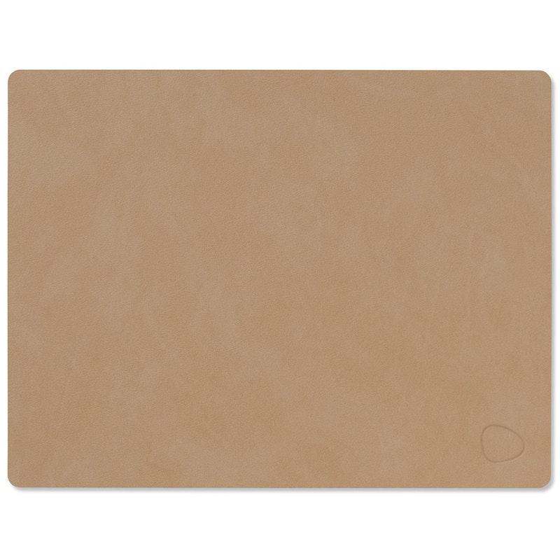 Rectangle M Placemat Nupo 26x34 cm, Nougat