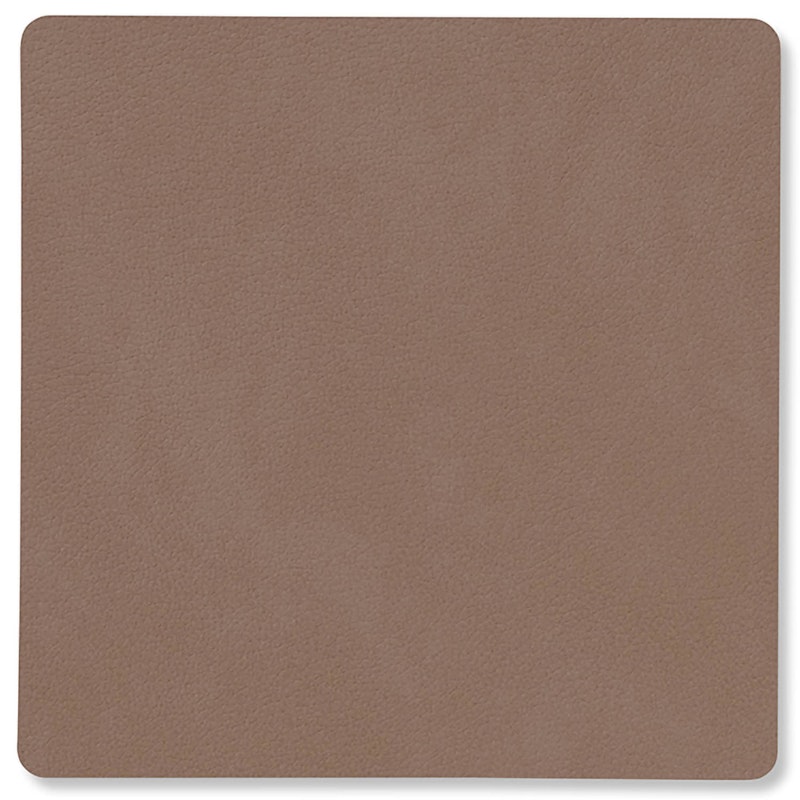 Square Onderzetter Nupo 10x10 cm, Truffle