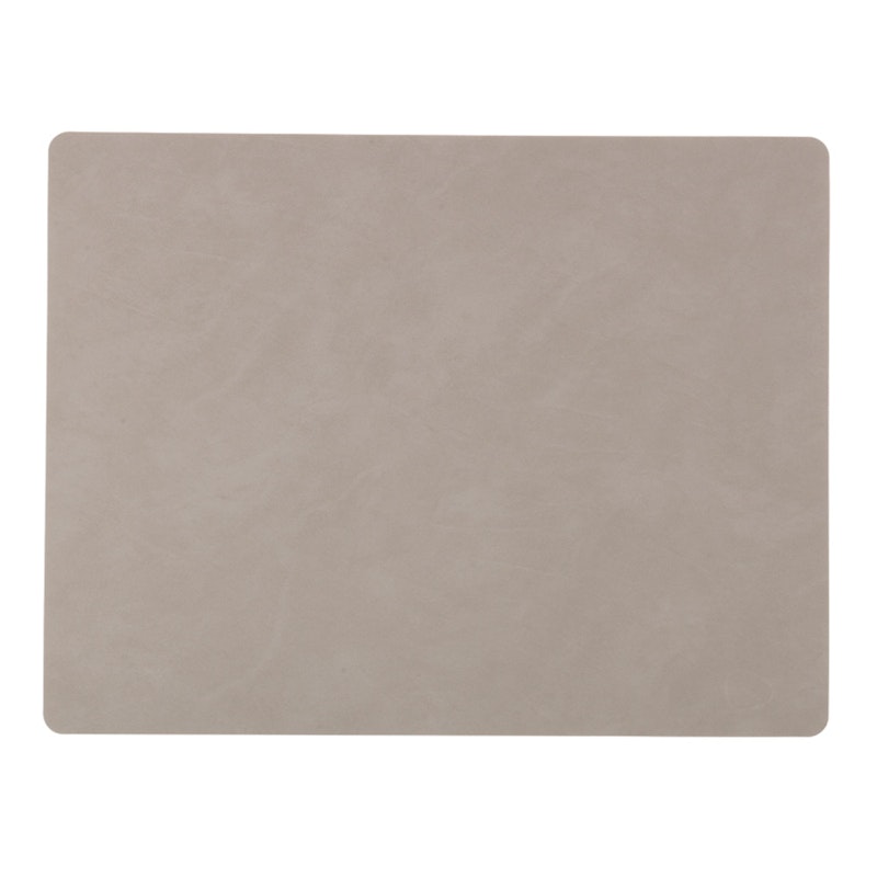 Square L Placemat Nupo 35x45 cm, Lichtgrijs