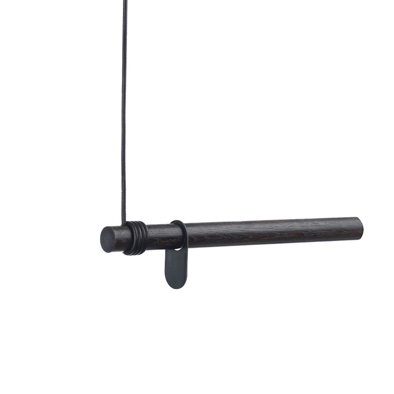 Swing Kledinghanger 50cm, Zwart/Zwart Leer