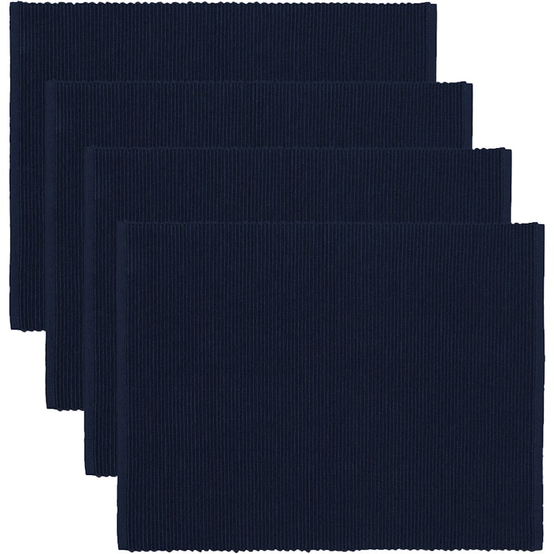 Uni Placemat 35x46 cm Pak van 4, Dark Navy Blue