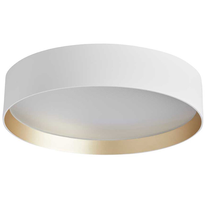 LUCIA Plafondlamp Ø35 cm, Wit/Goud