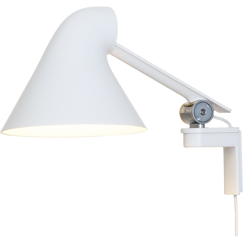 NJP Wall Lamp Short Arm, White