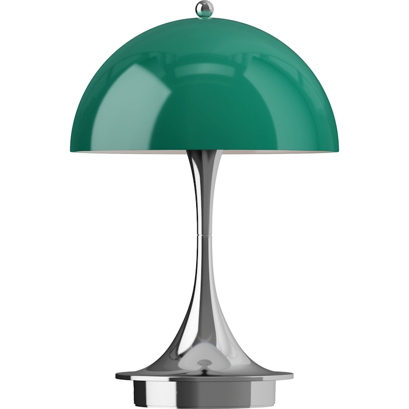 Panthella 160 Tafellamp Draagbaar V3, Original Opal Green