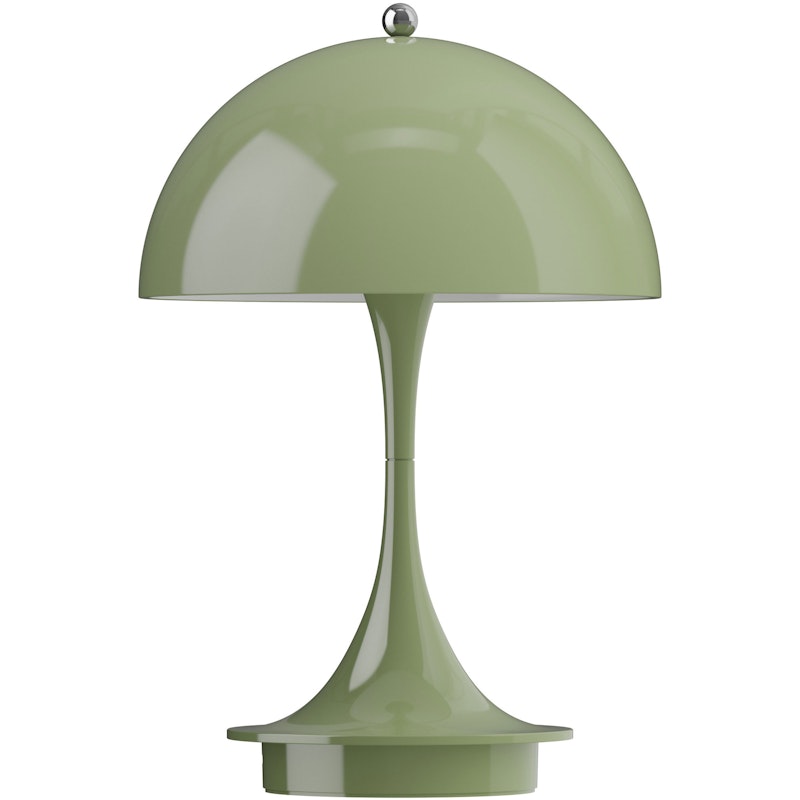 Panthella 160 Tafellamp Draagbaar V3, Opaque Moss Green