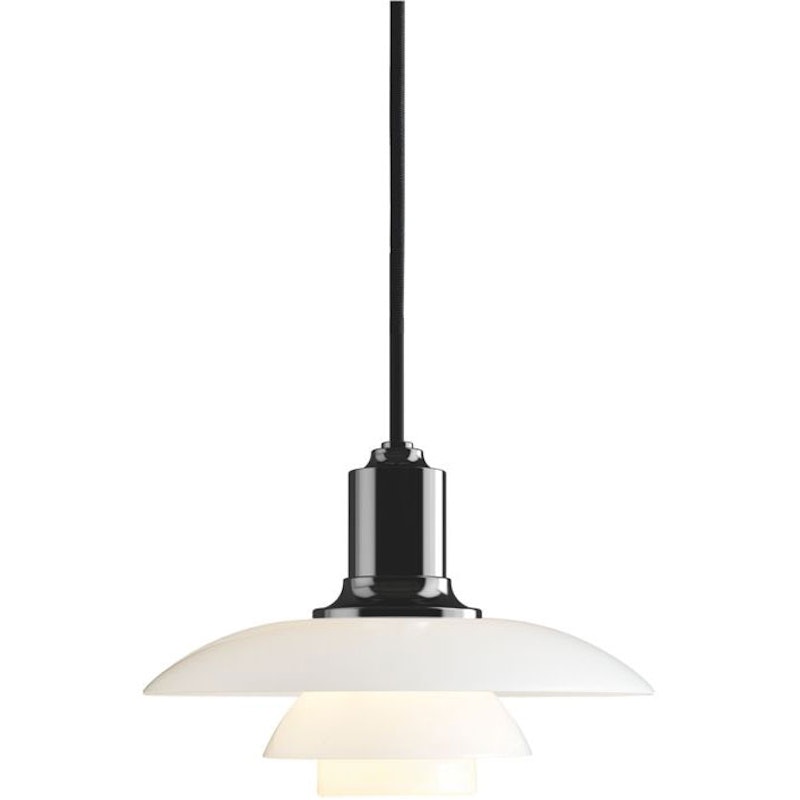 PH 2/1 Hanglamp, Zwart Gemetalliseerd