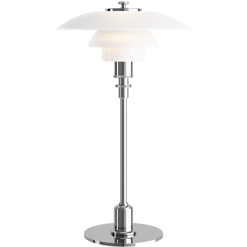 PH 2/1 Tafellamp, Chroom