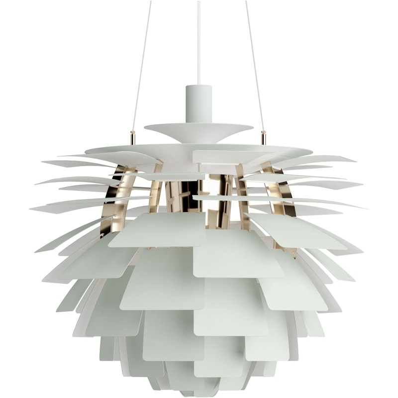 PH Artichoke Hanglamp 60 cm, Messing / Dusty Green