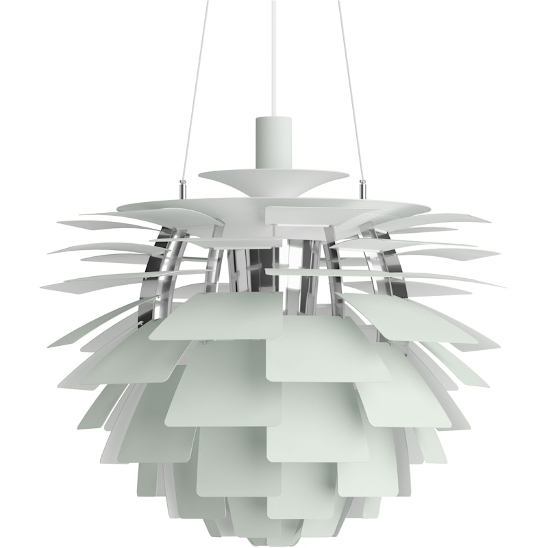 PH Artichoke Hanglamp 60 cm, Chroom / Dusty Green