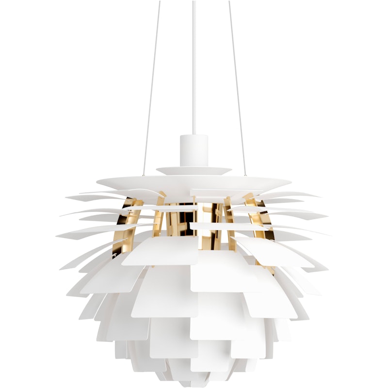 PH Artichoke Hanglamp 48 cm, Messing / Soft White
