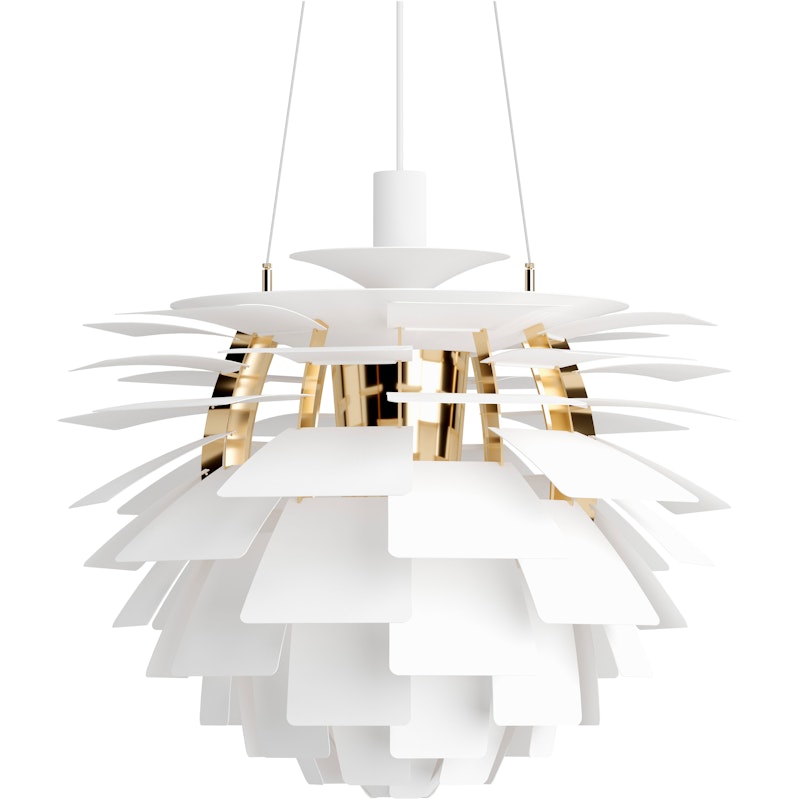 PH Artichoke Hanglamp 60 cm, Messing / Soft White