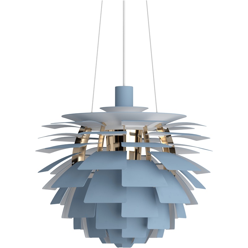 PH Artichoke Hanglamp 48 cm, Messing / Dusty Blue