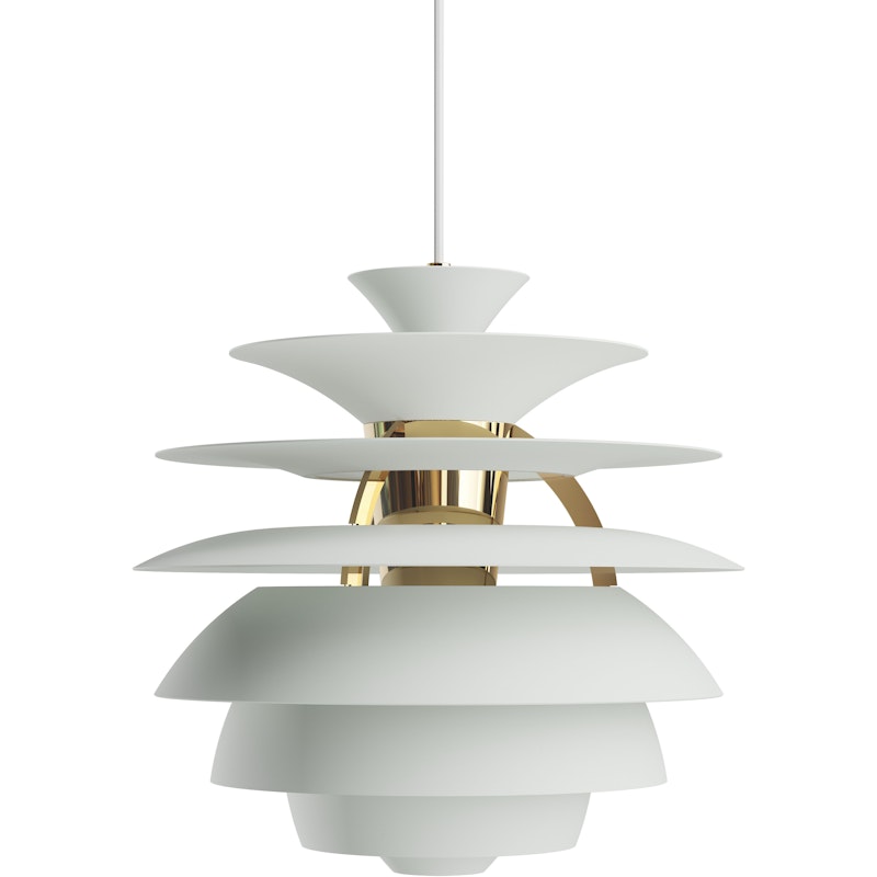 PH Snowball Hanglamp, Dusty Green / Messing