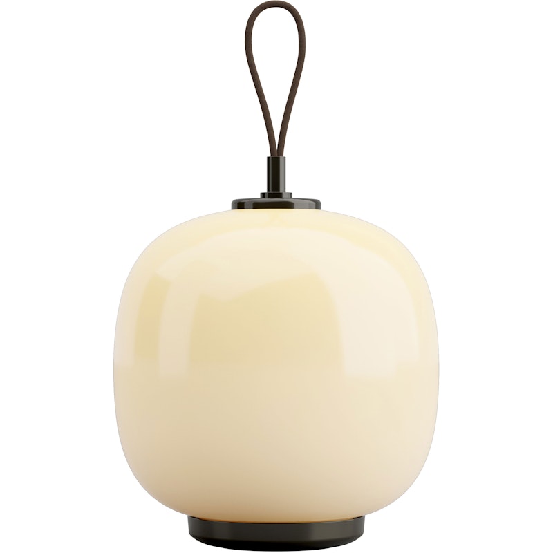 VL 45 Radiohus Tafellamp Draagbaar, Messing / Glossy Pale Yellow