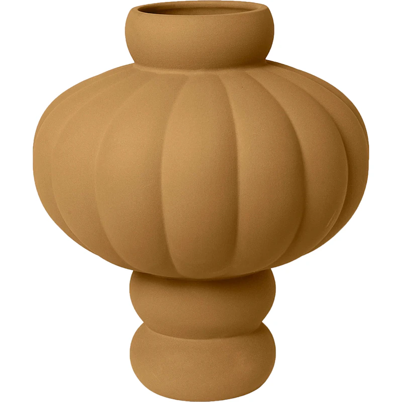 Balloon 03 Vaas 40 cm, Sanded Ocker