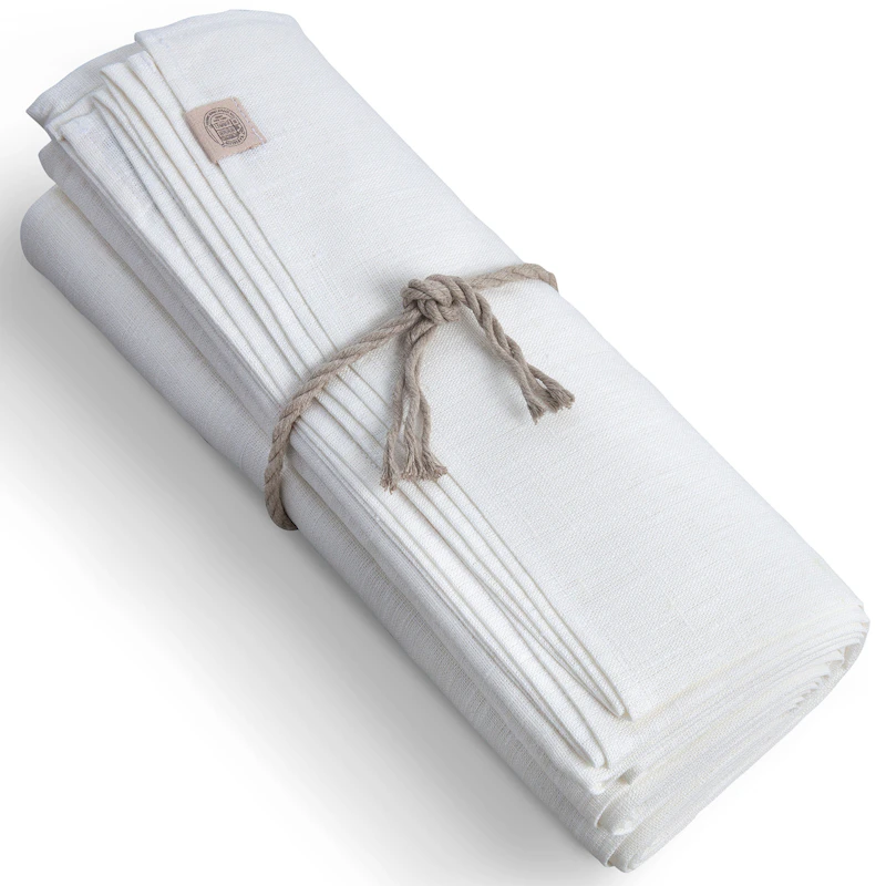 Classic Round tafelkleed Ø170 cm, gebroken wit