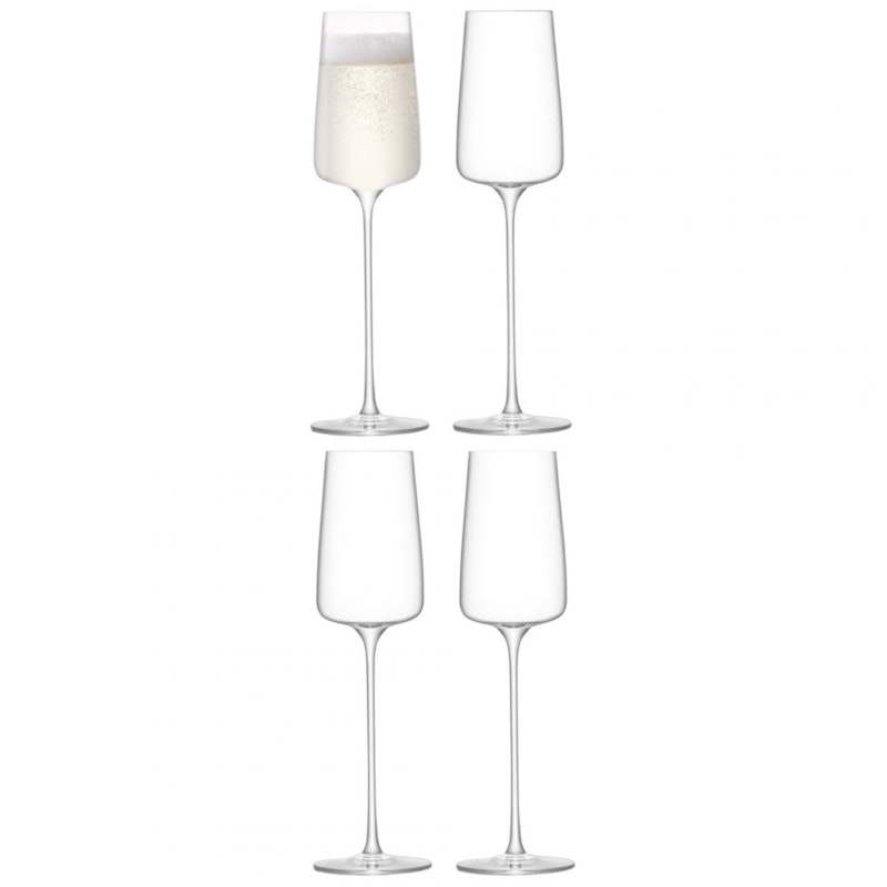 Metropolitan Champagneglas Pak van 4, 23 cl