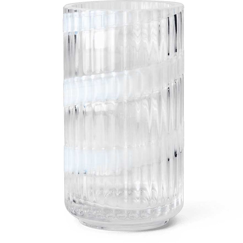 Lyngby Vaas Swirl Wit, 15,5 cm