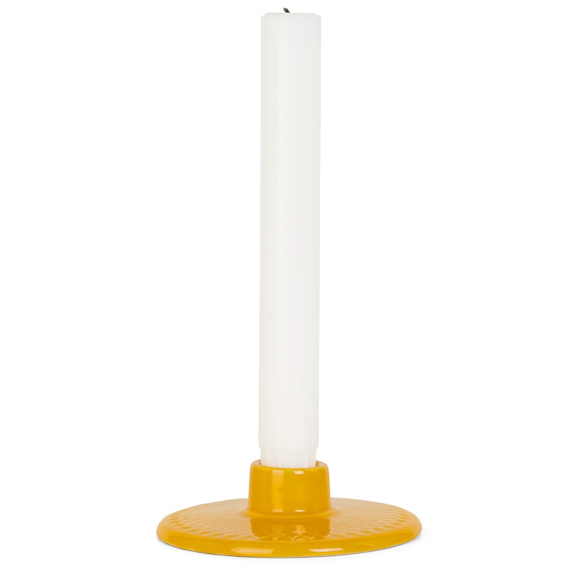 Rhombe Color Candlestick Kaarshouder, Geel