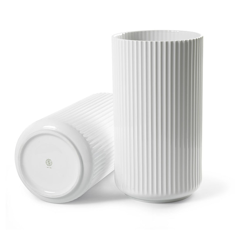 The Lyngby Vase 38 cm, White