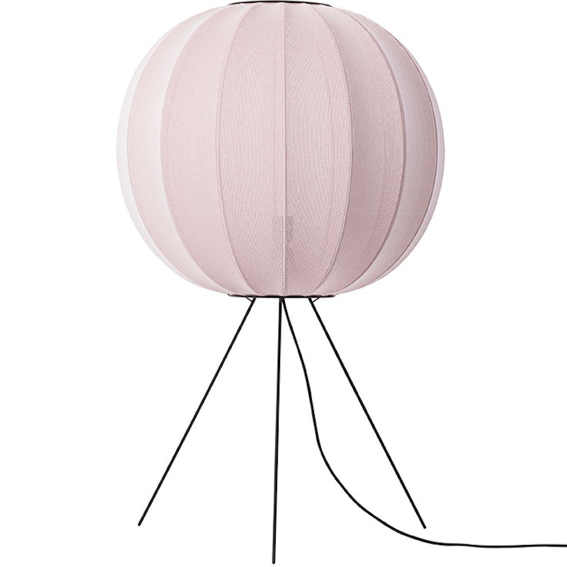 Knit-Wit Vloerlamp Medium Rond 60 cm, Zwart