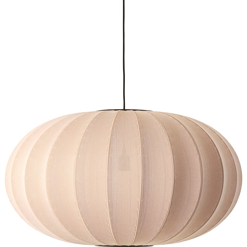 Knit-Wit Hanglamp Ovaal 76 cm, Sand Stone