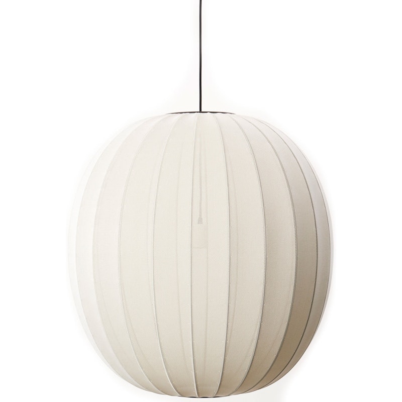 Knit-Wit Hanglamp Rond 75 cm, Parelwit