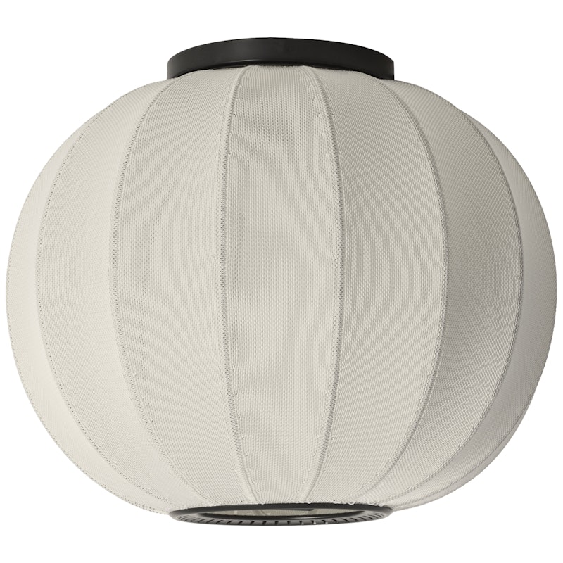 Knit-Wit Plafondlamp Rond Ø45 cm, Parelwit
