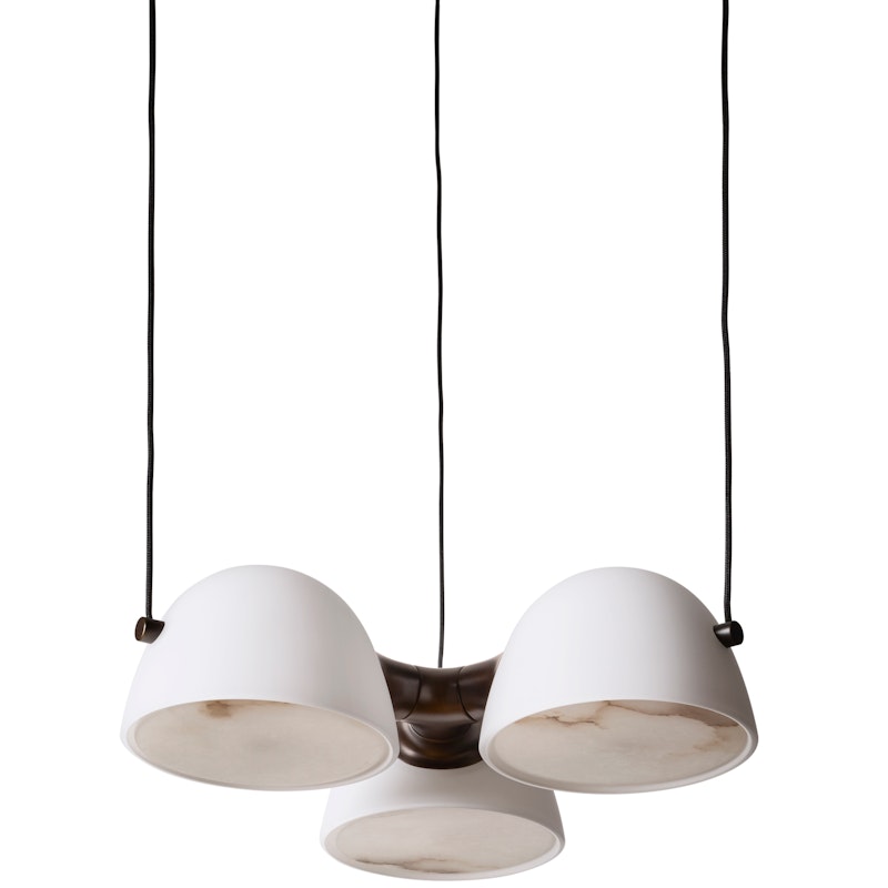 Fuse Triple Hanglamp, Opaal Glas