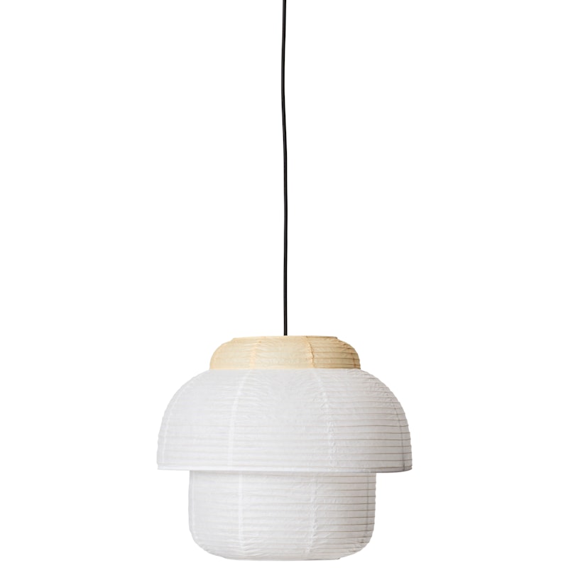 Papier Double Hanglamp Ø40 cm, Soft Yellow