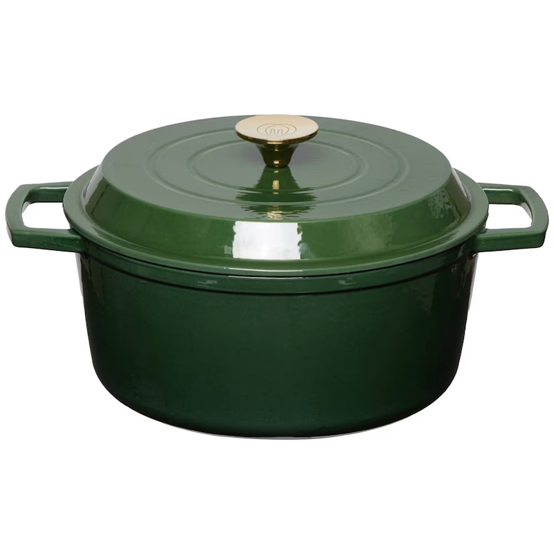 Gietijzeren Pot 5 L, Glossy Green