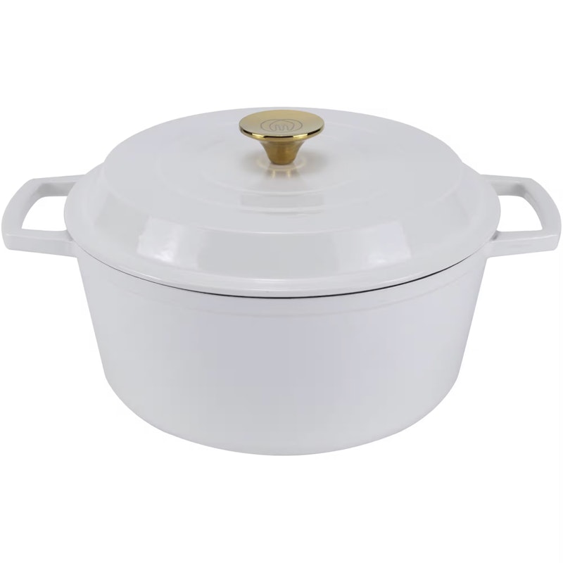 Gietijzeren Pot 5 L, Wit