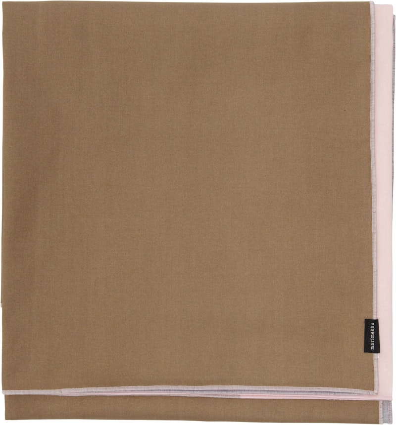 Hennika Tafelkleed 140x140 cm, Roze / Zand / Houtskool